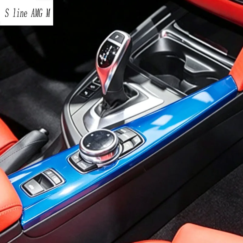 For BMW 3 4 Series 3GT F30 F32 F34 F33 Soft-top Soft-top Convertible Coupe RHD Car multimedia Knob Button panel Cover Sticker