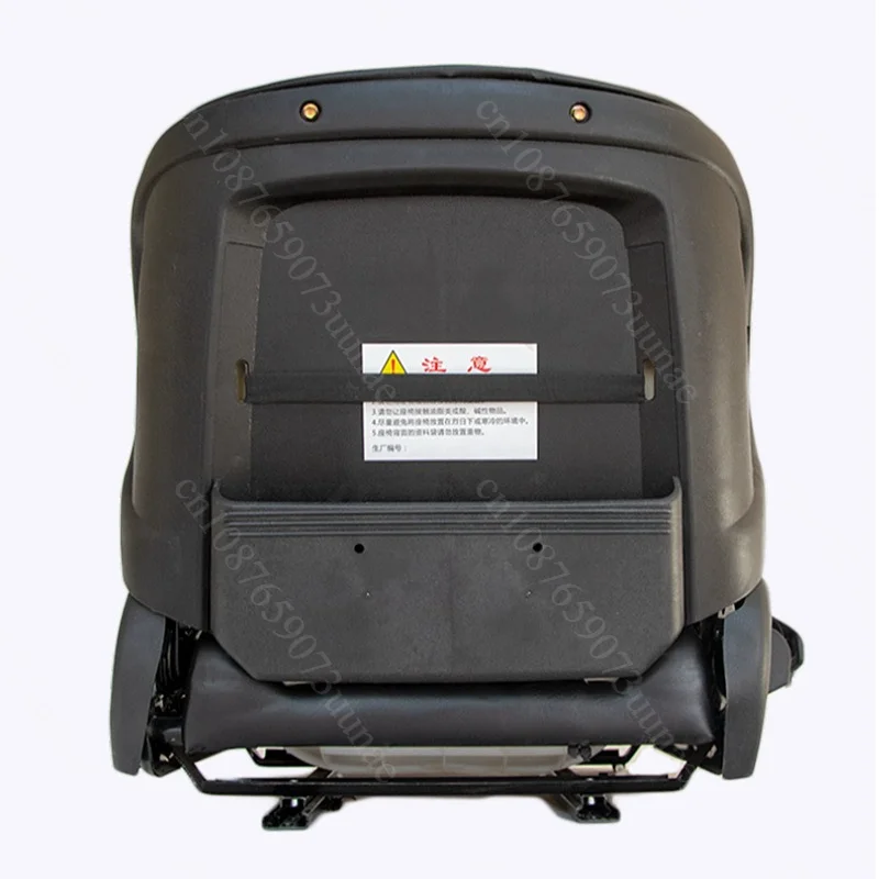 Universal Forklift Seat  Wide Comfortable Suspension Seat with Armrest Slide Rail for Construction Farm Machinery