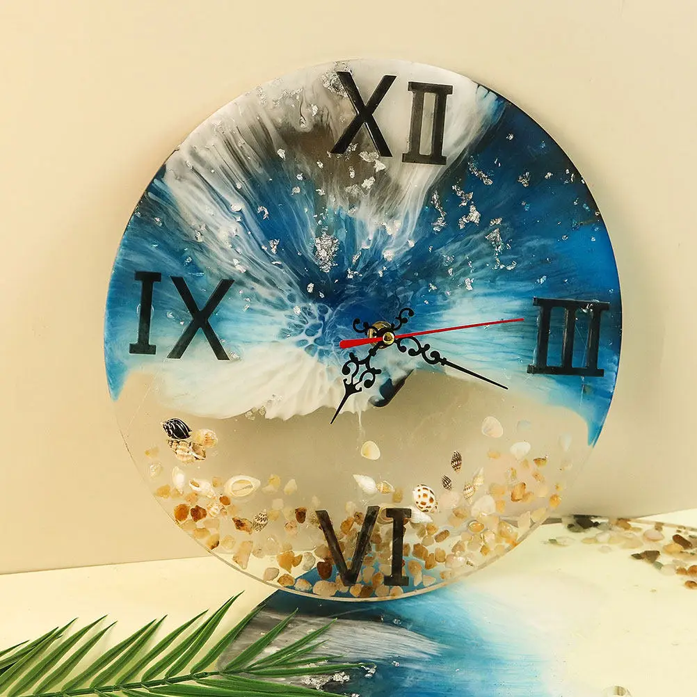 

Art Crafts Mold Diy Roman Numeral Clock Decor Dial Delicate Accessories Materials