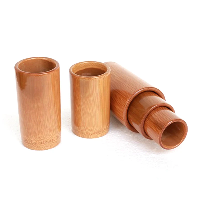 1pc Natural Bamboo Wood Anti Cellulite Massage Vacuum Acupuncture Cupping Traditional Chinese Medicine Cupping Jar