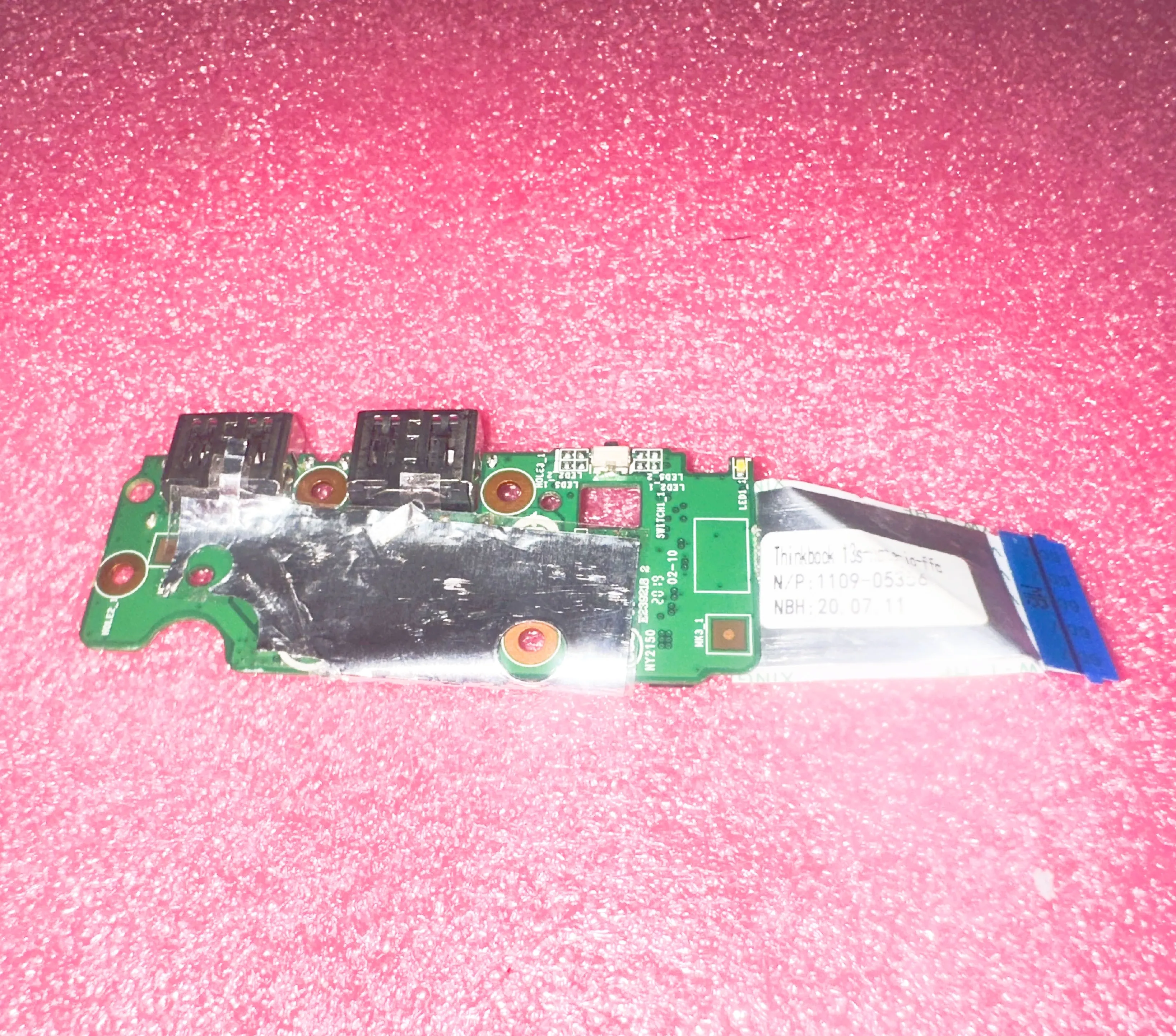 Genuine BH5970 For Lenovo Thinkbook Plus 13-S LAPTOP USB Switchboard with cable test OK