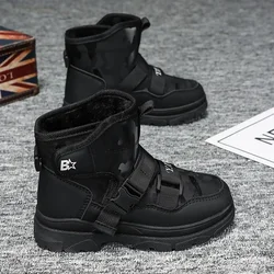 Scarpe per bambini Taglia 31-39 Stivali da neve per bambini invernali Stile coreano Moda Casual Ragazzi e ragazze Scarpe in cotone caldo impermeabile