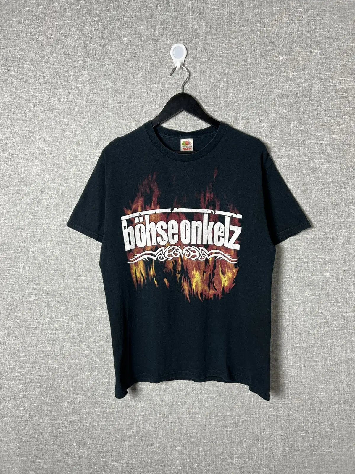 Retro Böhse Onkelz Band T-shirt Vintage 90s Rock German Band World Tour T-Shirt Oversized Y2k High Quality Male Female Clothing