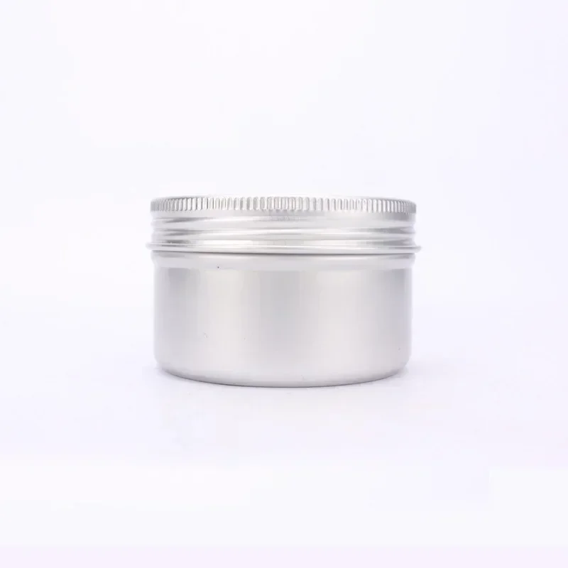 Tarro de aluminio para cosméticos, recipiente redondo con tapa para té, tarros de vela, organizador de maquillaje y crema facial, 120ml, 6/12/18/24/48 piezas