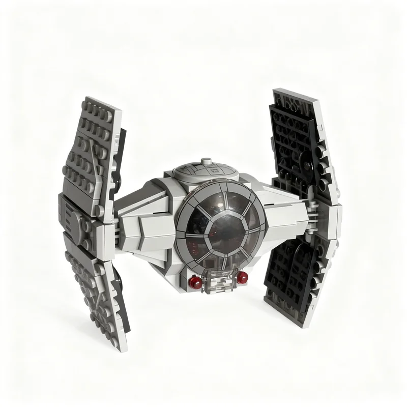 241-teiliges MOC Weltraum-Kampfjäger-Modell Inquisitor Starfighter Tie Adv V1, DIY Kreatives Montage-Bausteinset, Ausstellungsstück, Geburtstagsgeschenk
