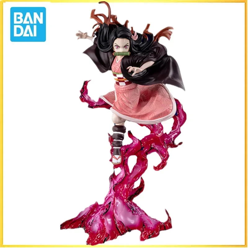 Bandai Original Demon Slayer Anime Figure Figuarts ZERO FZ Kamado Nezuko Action Figure Toys for Boys Kids Christmas Gift Model