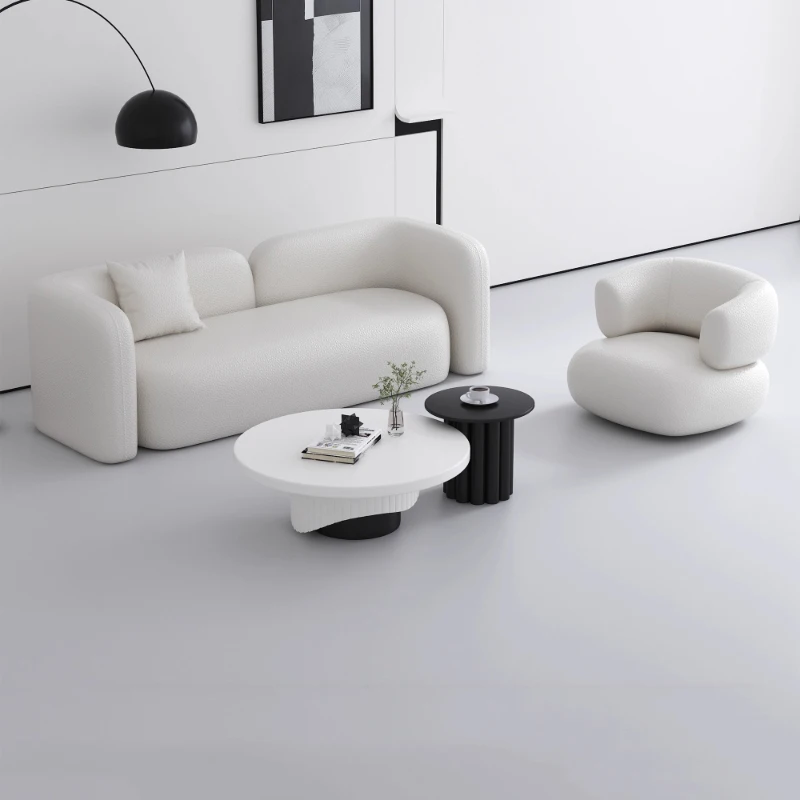 

Nordic Luxury Living Room Sofa Minimalist Double Italian Lounge Living Room Sofa Elegant Couch Divano Home Furniture