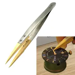 High End Tipped Tweezers Pointed Tweezers Lightweight Professional Watch Repair Tool Easy to Handle Boxwood Tip Tweezers