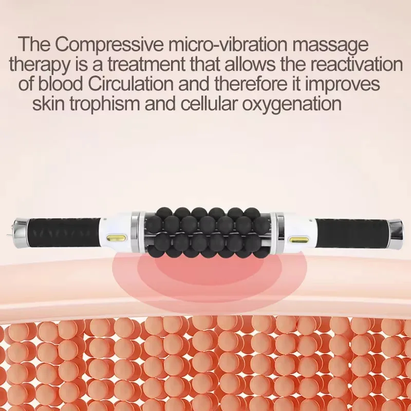 Glow Portable Handheld Lymphdrainage Inner Ball Roller Body Massage Contouring
