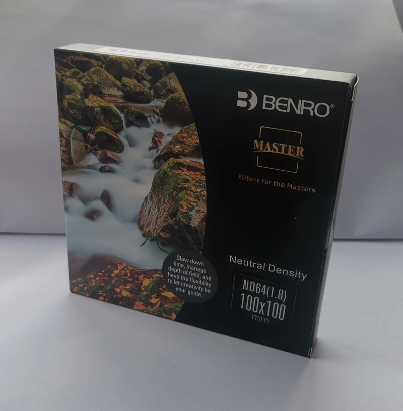 

Benro Master 100mm Neutral Density ND16 ND64 ND256 ND1000 ND32000 ND1.8 ND3.0 Square Filter Optical Glass Filter