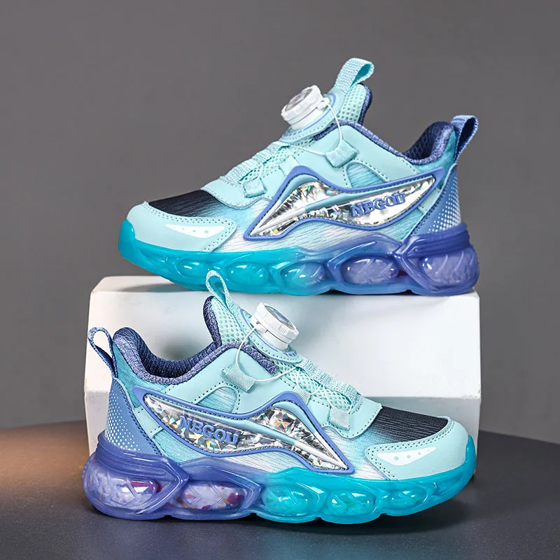 

Children Sneaker Girls Sports Shoes Luxury Design Autumn Kids Casual Shoes 4 To 12 Years Tennis Shiny Platform Girls Sneaker