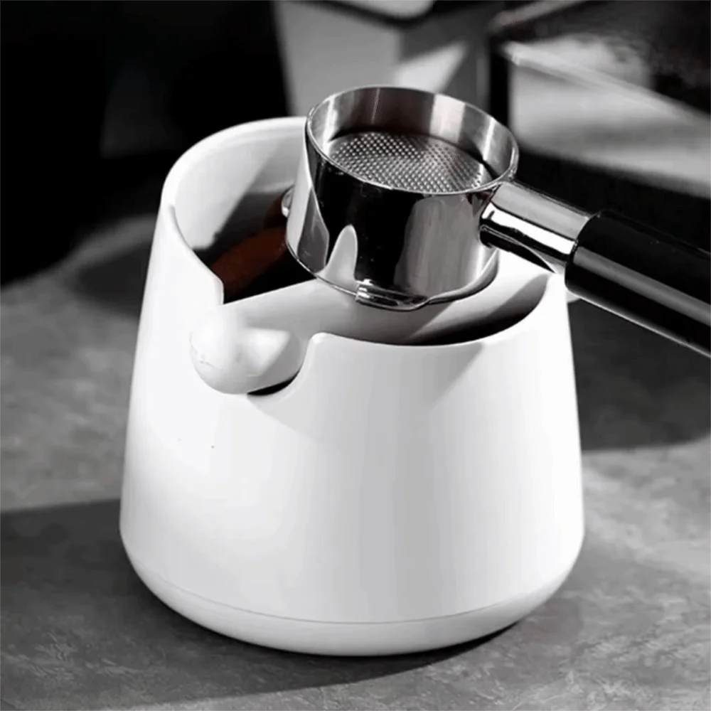 800 ML Coffee Knock Box With Knock Bar Anti Slip Base Coffee Grounds Bucket Plastic Large Capacity Coffee Grind Waste Bin