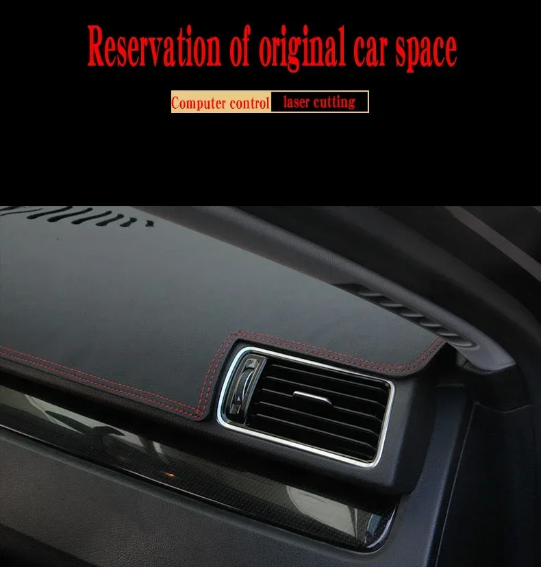 For 17 18 19 PEUGEOT 4008 5008 mat dash  instrument panel Mat Dashboard ranger Dashboard  Anti Slip Anti Cover Pad