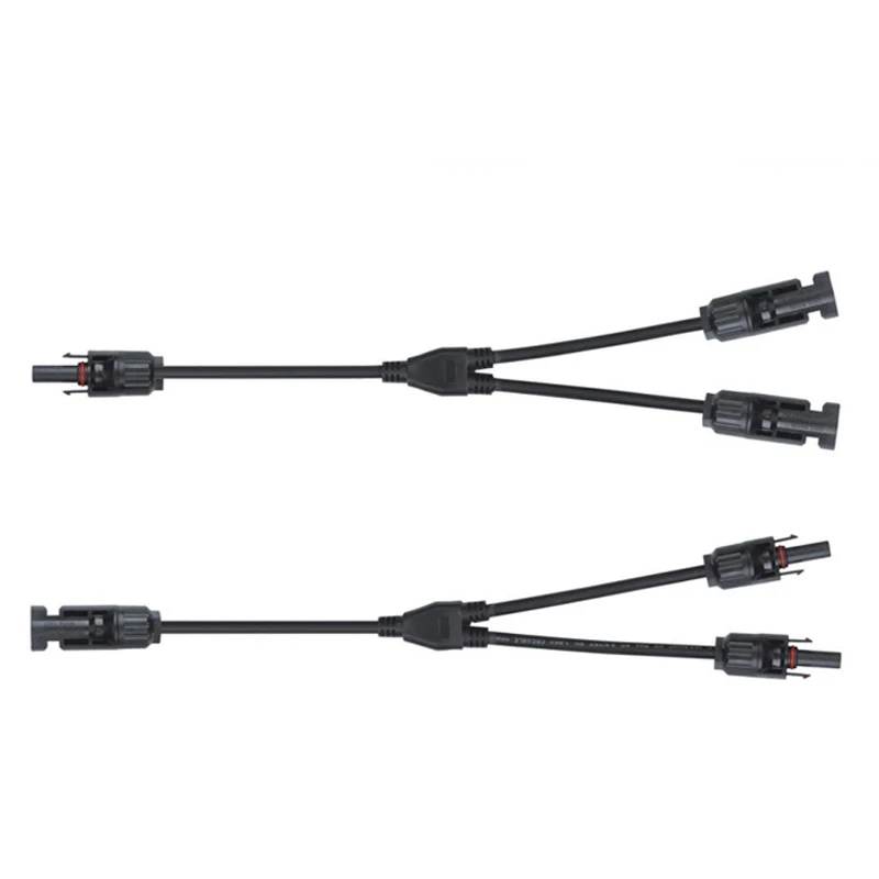 30PCSCHYT Solar Panel Connector Y3 Solar Connector Y Branch 2 Ways Connectors