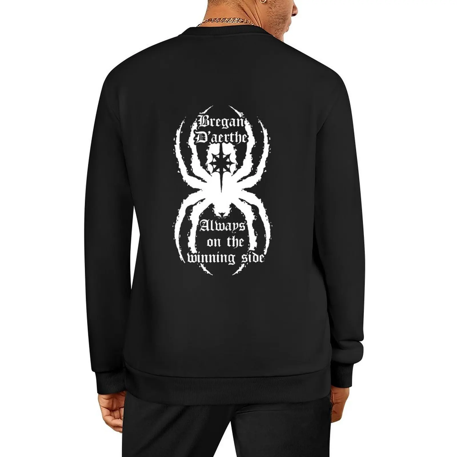 

Bregan D'aerthe Always on The Winning Side Drow Mercenary Menzoberranzan Jarlaxle The Underdark Pullover anime clothing hoody