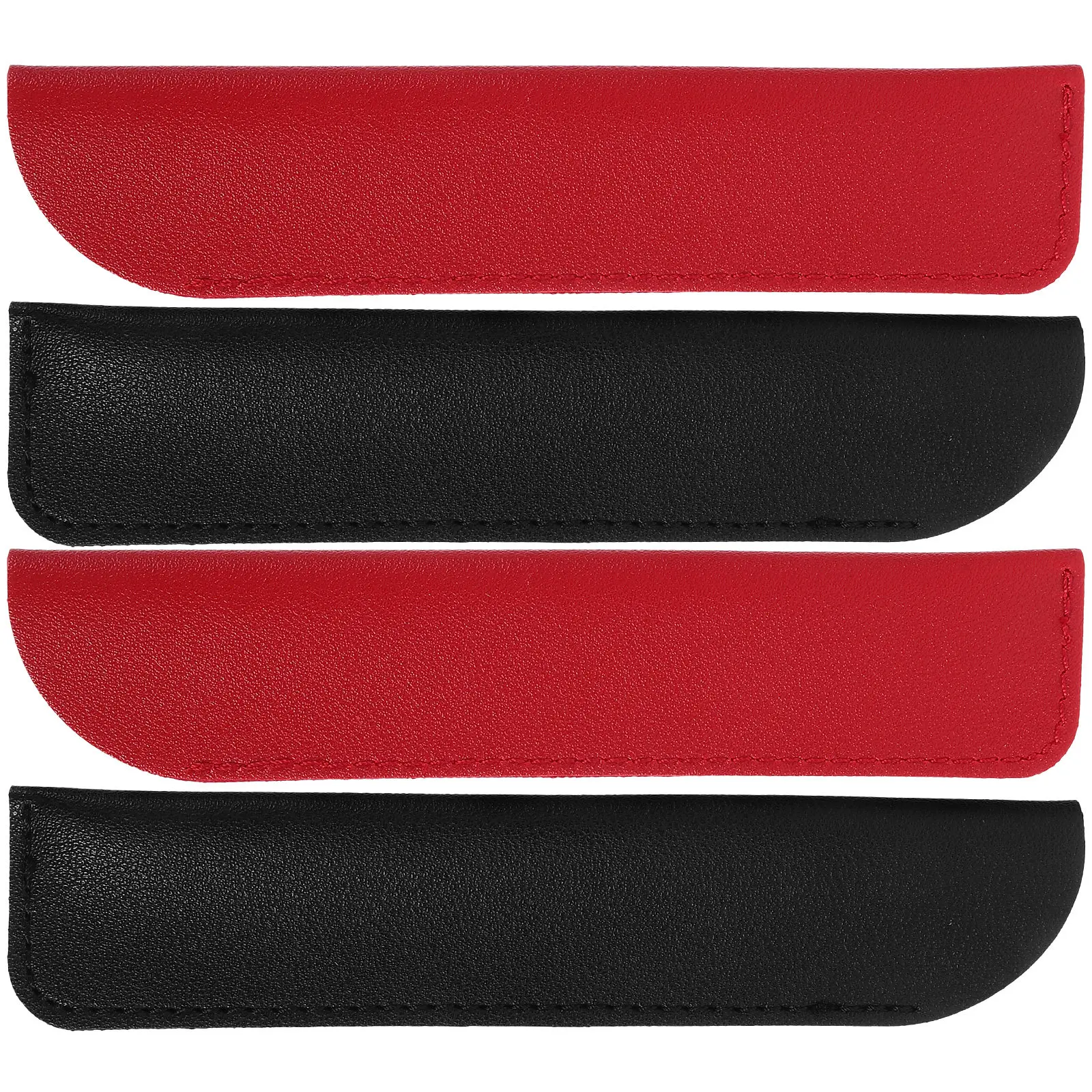 4Pcs Pen Sleeves Fashionable Unique Design Pen Protective Sleeve with Delicate Shape Smooth Texture for Office School