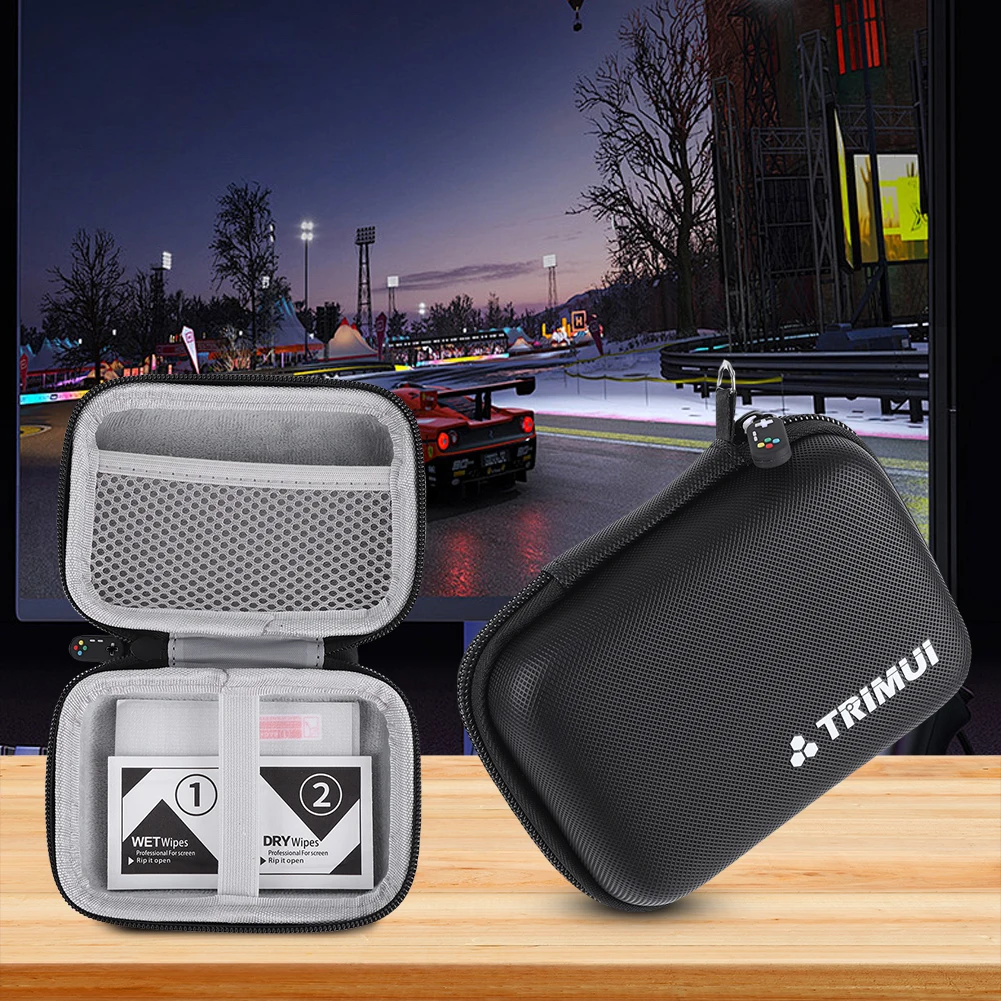 

Жесткий чехол для переноски, противоударная защитная сумка, защита от царапин, коробка для игровых аксессуаров, защитная пленка из закаленного стекла для Trimui Brick