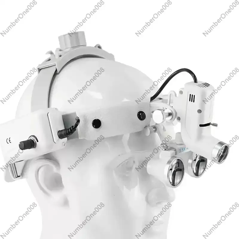 Dental Medical Head-mounted Magnifying Glass Special Strong Light 5W Headlamp