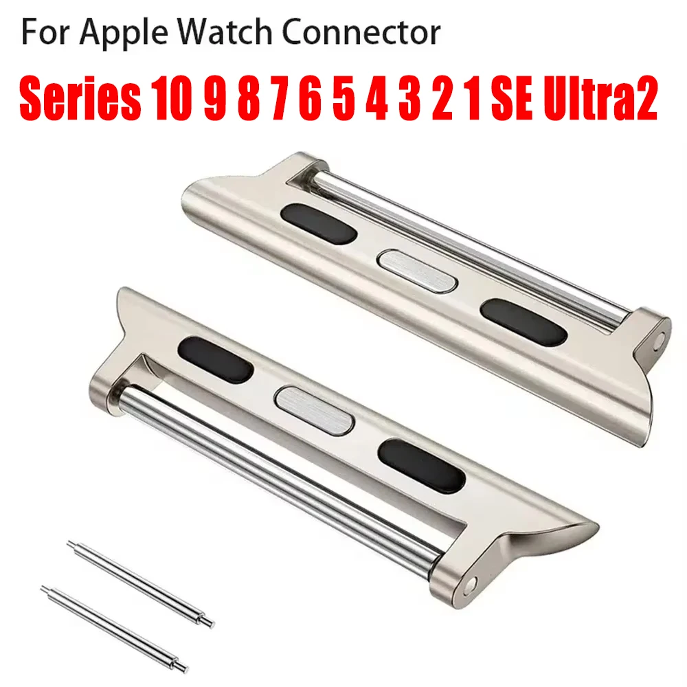 Armbandanschluss für Apple Watch Ultra 2 49 mm 45 mm 44 mm 42 mm 46 mm Adapter für IWatch Ultra Serie 10 9 8 7 6 5 Breite Riemen