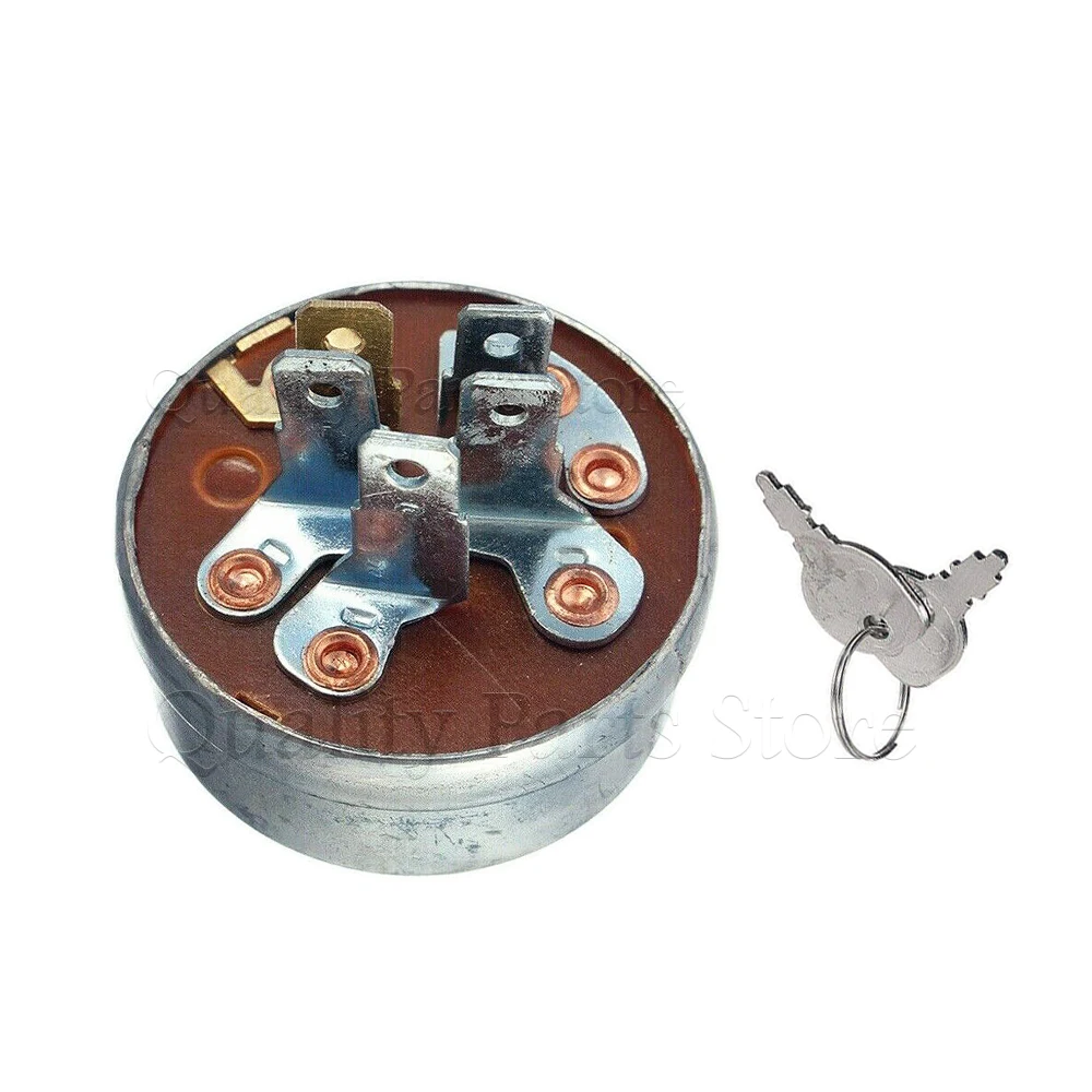 Lawn Mower Ignition Starte 5 Spade Ignition Starter Switch & 2 Keys 725-0267 925-0267A For MTD 725-0267A Ride On Tractor Mower view 3