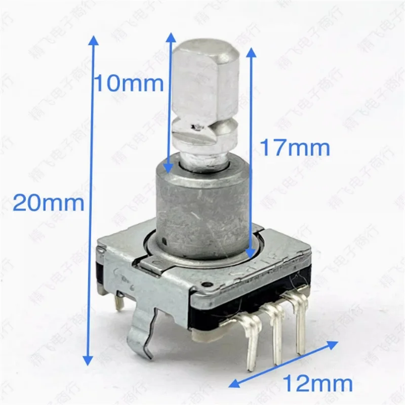 2 CSP Japan ALPS EC11 encoder smooth belt press switch disc player amplifier adjustment shaft length 17mm