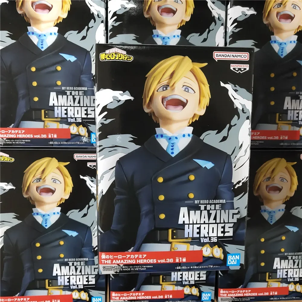 In Stock Original Bandai My Hero Academia Monoma Neito Anime Figure Toys for Children Action Figure The Amazing Heroes PVC 13cm