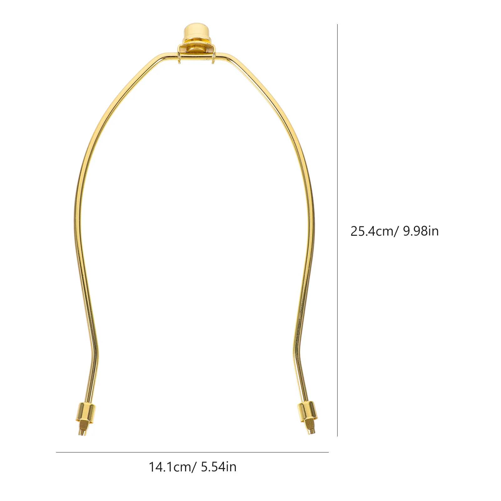 عاكس الضوء قوس دعم قوي مادة الحديد دائم تصميم أنيق الطابق الجدول مصباح طقم تصليح غطاء المصباح عدة #6