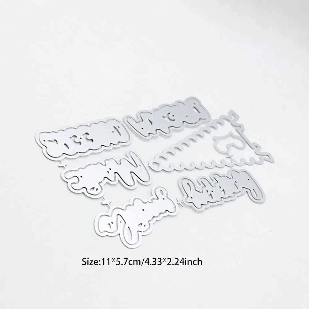 KSCRAFT Magic Park Flags Metal Cutting Dies Stencils for DIY Scrapbooking Decorative Embossing DIY Paper Cards