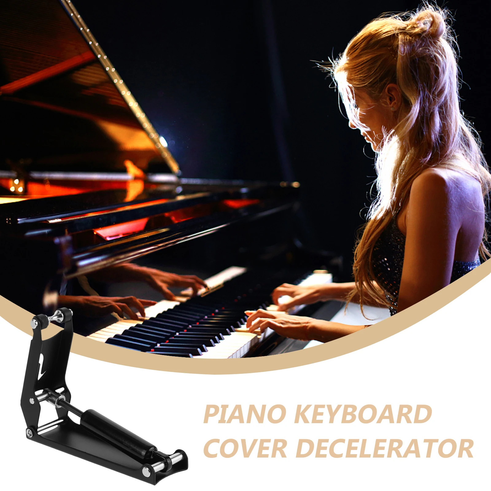 

Piano Keyboards Buffer Cover Protective Cupboard Descend Control Device Slow Fall Devices