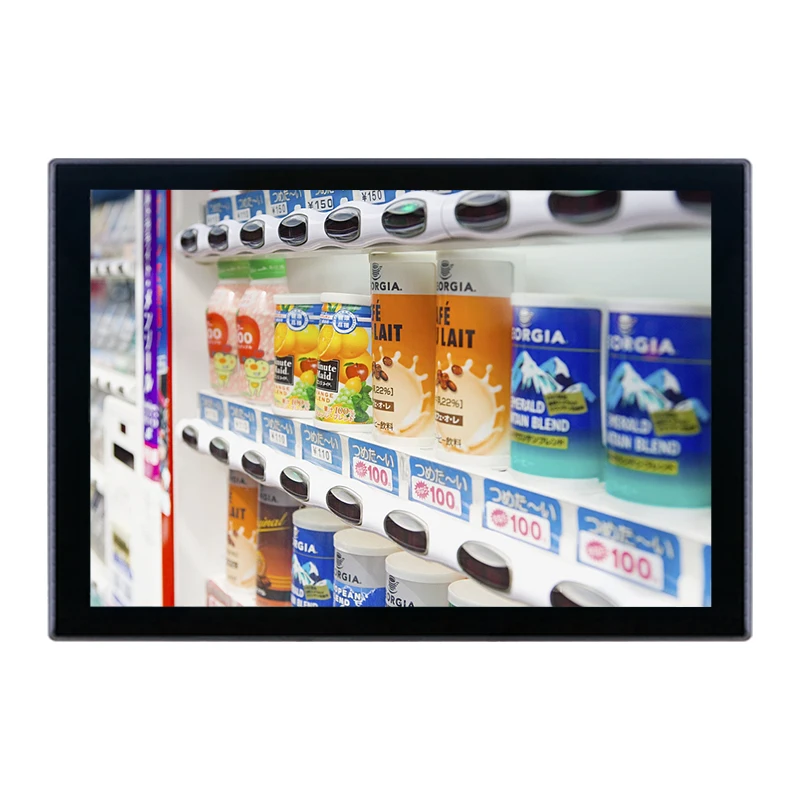 Layar sentuh 15.6 inci monito panel tablet kios industri layar lcd dengan bezel 3mm