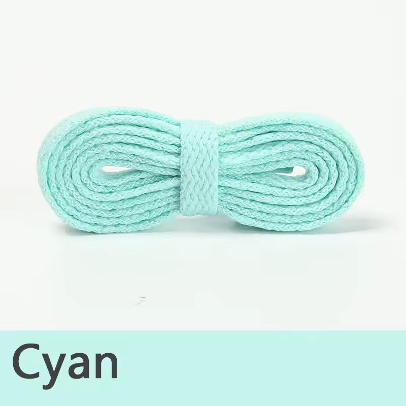 60cm~180cm Thicken Laces for Sneakers No Elasticity Flat Shoelaces Colored Shoe Laces for Shoes Classic Soft Shoestrings - Image 17
