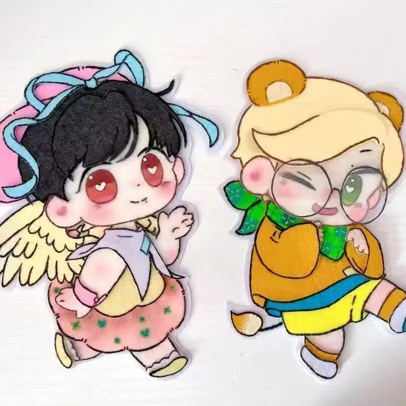 

Of course, they have to be in pairs. Bo Jun-Xiao non-woven fabric pendants, Xiao Zhan and Wang Yibo cute keychains