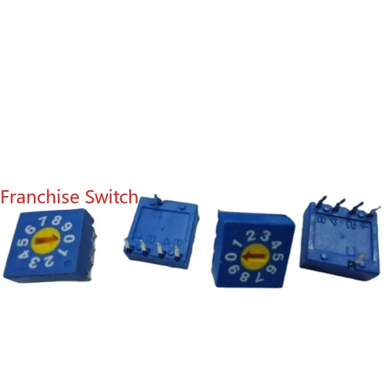 10PCS ECE Encoder ERD1 Encoding Switch Ring Code Digital  0-9 Pin Position 4:1 Positive