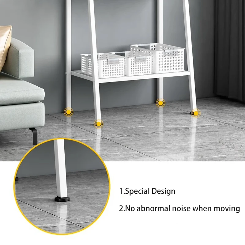 Multifunction Iron Shelf Bookcase for Room Kitchen Balcony Shelf Storage Organizer