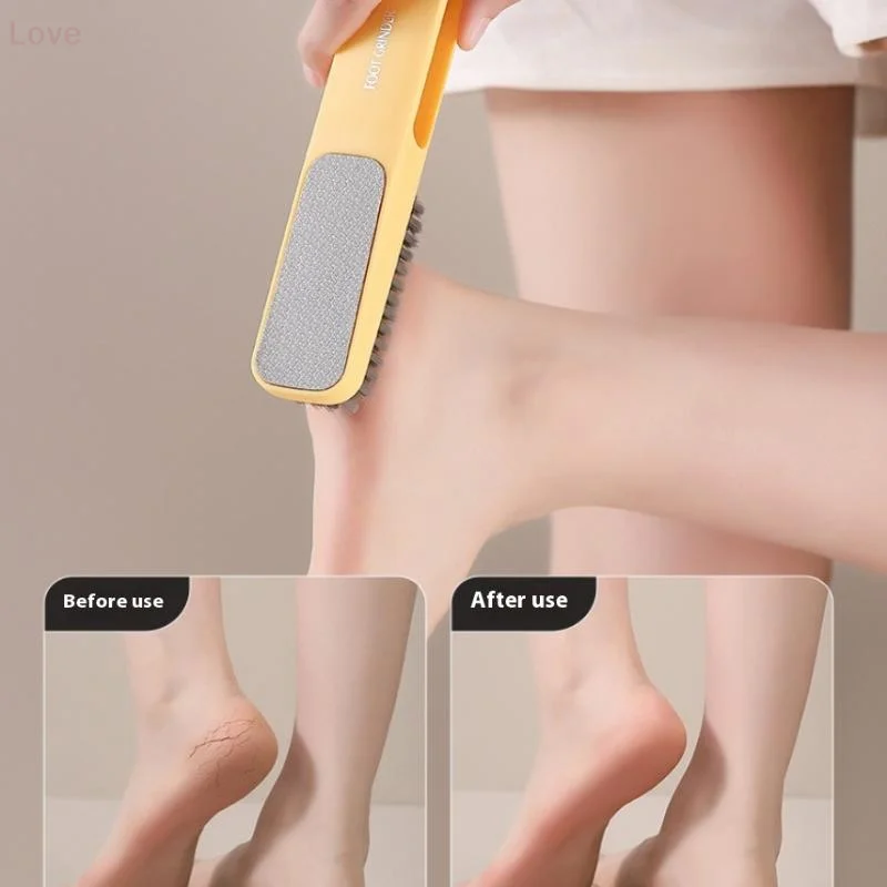 [L&P] مطحنة قدم من الفولاذ المقاوم للصدأ مع فرشاة تنظيف، إزالة مسامير القدم من الجلد الميت إلى نعل كشط الكعب