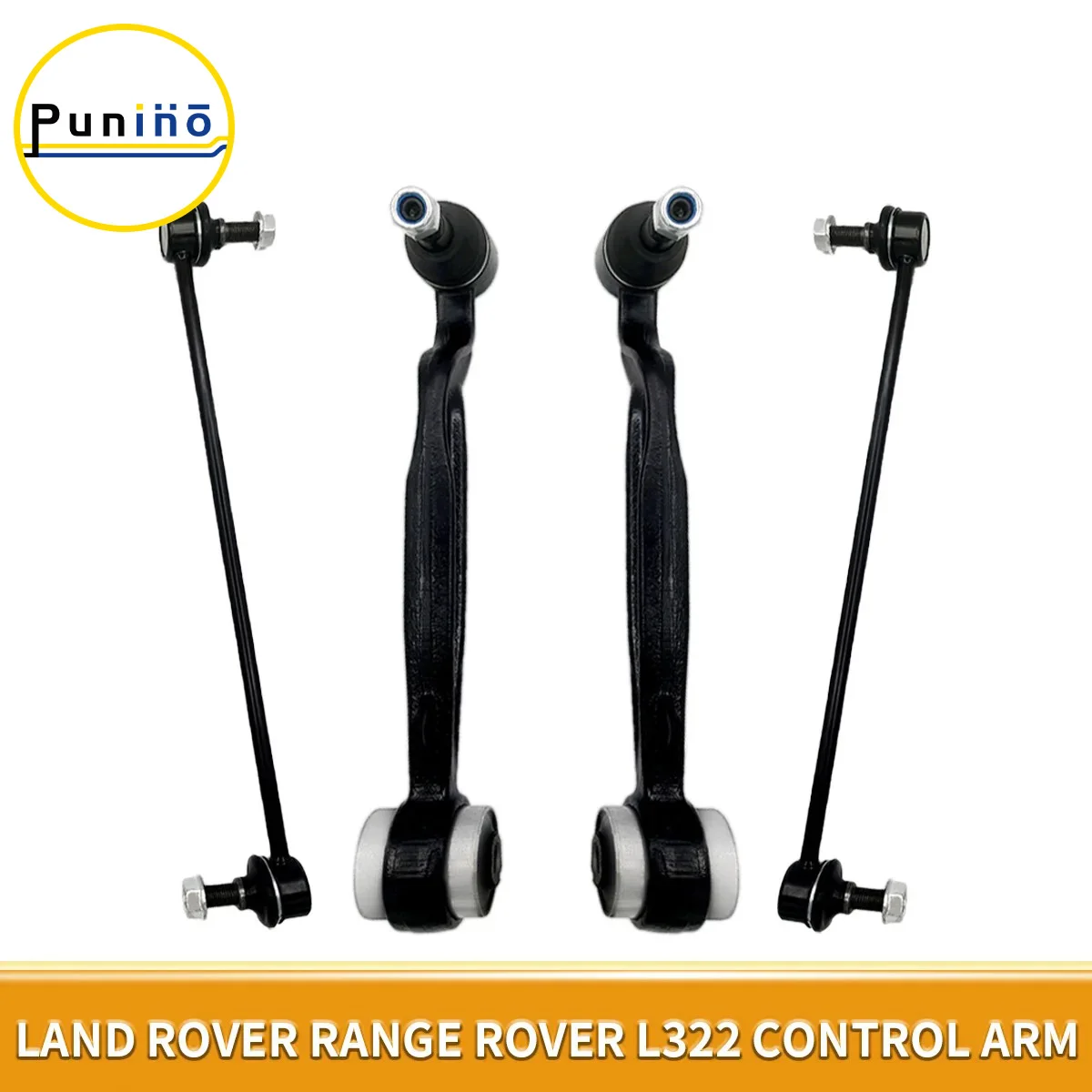 

Punino 4pcs Front Lower Control Arms Stabilizer Link Sets for Land Rover Range Rover HSE 2003 2004 2005 2006 2007 - 2012