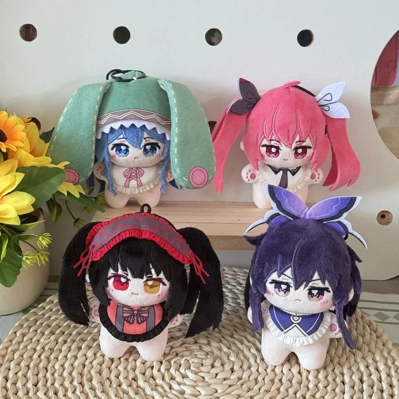 

10 см аниме Date A Live плюшевые игрушки Tokisaki Kurumi Yoshino анимационная периферийная кукла плюшевая подвеска брелок украшения подарки
