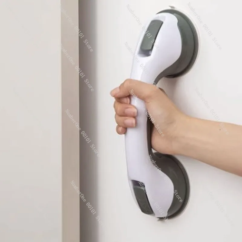 Non-drilling Bathroom Vacuum Suction Cup Anti-slip Railing, Load-bearing 160 Jin, Modern Style Safety Handrail