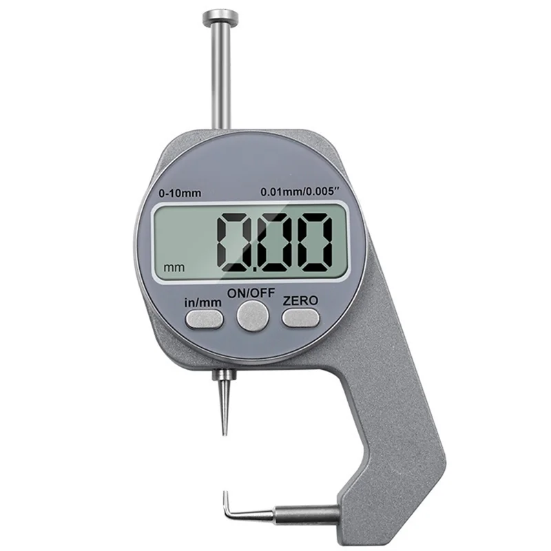 ABKO-Micrómetro digital de alta precisión de 0-10 mm, medidor de espesor electrónico para una medición detallada