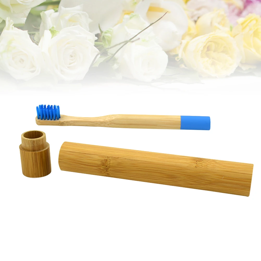 

Bamboo Toothbrush Ergonomic Eco-friendly Bristle Wooden Toothbrushes Compostable Handle