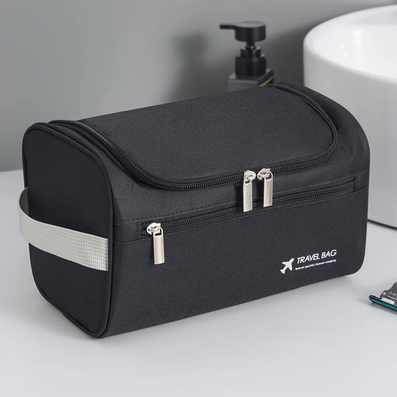 Waterproof Men Comestic Storage Bag High Capacity Nylon Travel Toiletry Organizer Hanging Women Zipper Makeup Wash Pouch