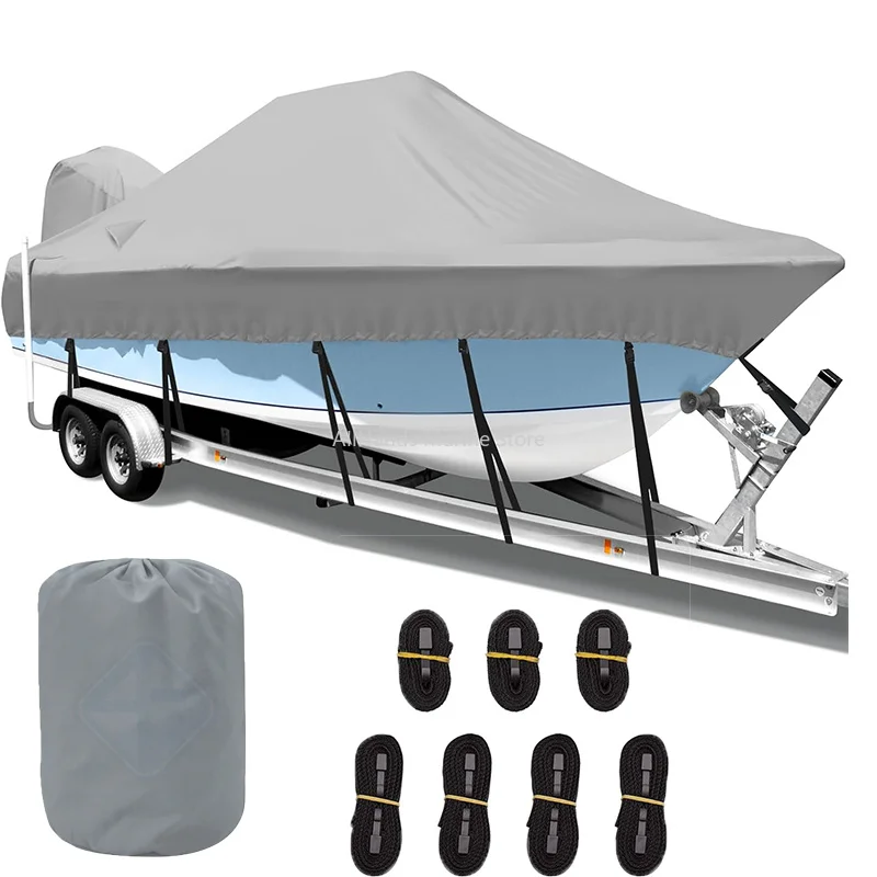 

Marine Grade Waterproof Dustproof Boat Cover Uv Resisting All Season Protection Universal Boat Cover