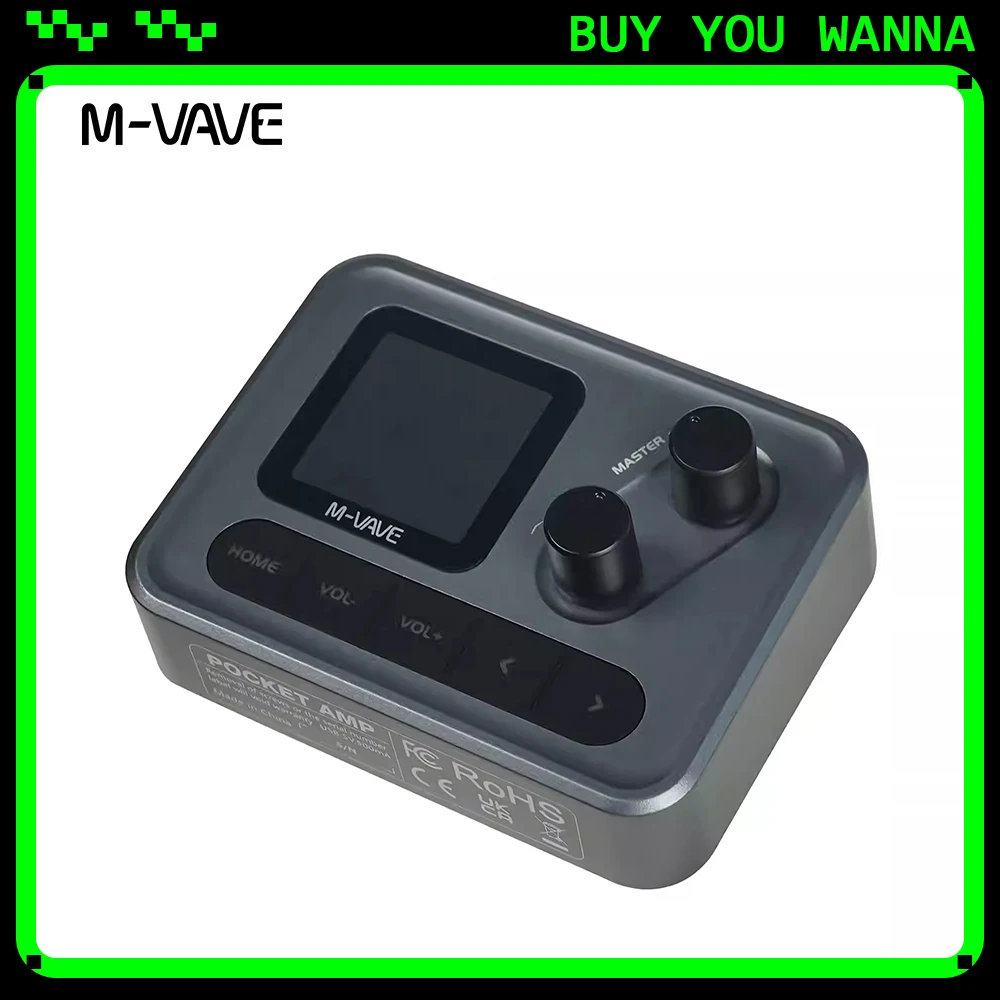 M-VAVE Pocket AMP Mini Guitar Bass Amp 1.54