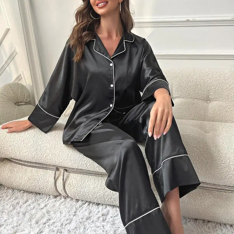 

Женская одежда, пижамы, тонкая версия, четыре сезона, хит продаж, новый продукт, костюм на открытом воздухе, дома, удобная длинная мода