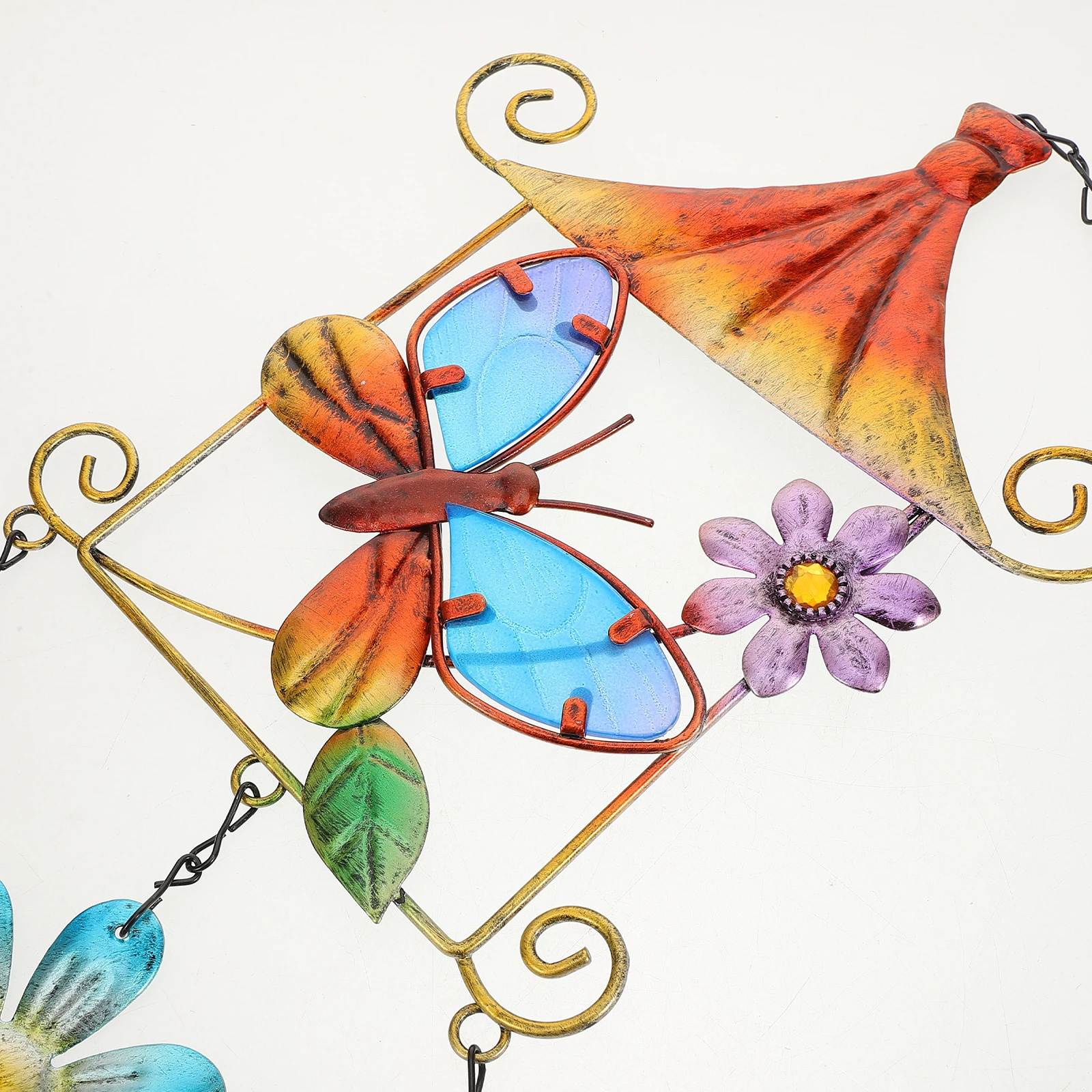 

Вешалка-бабочка с колокольчиками, стильные подвесные колокольчики, нежный декоративный колокольчик, птица
