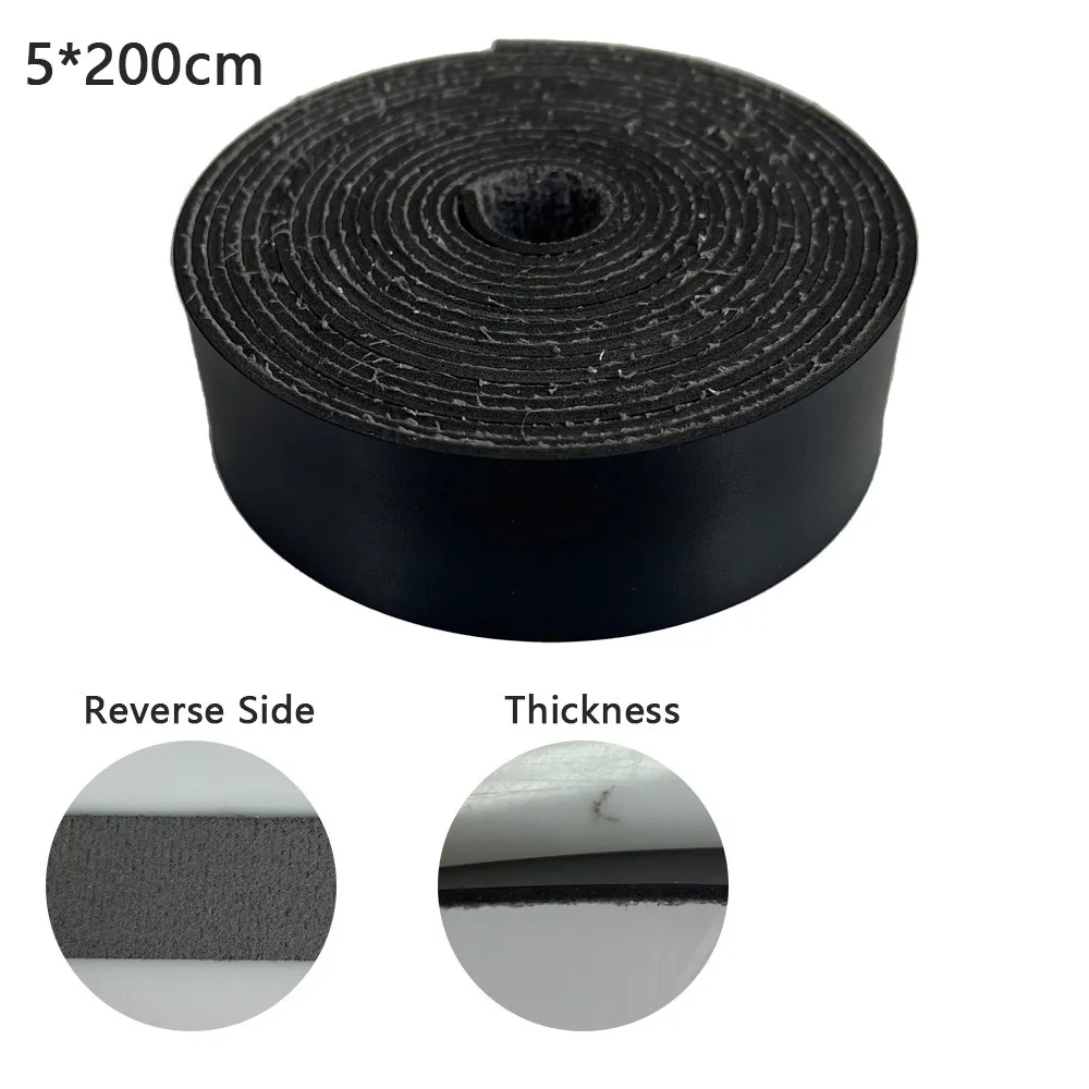 

New Wide Roll PU Leather Strips Distressed Pattern Soft DIY Material Edging Strip 1.8mm Thickness Leather Fabric