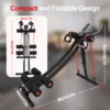 GIKPAL 折りたたみ式腹筋マシン 腹筋トレーニング機器 ホームジム、コア&腹部トレーナー フィットネス機器 最大440ポンド LCDディスプレイ 2