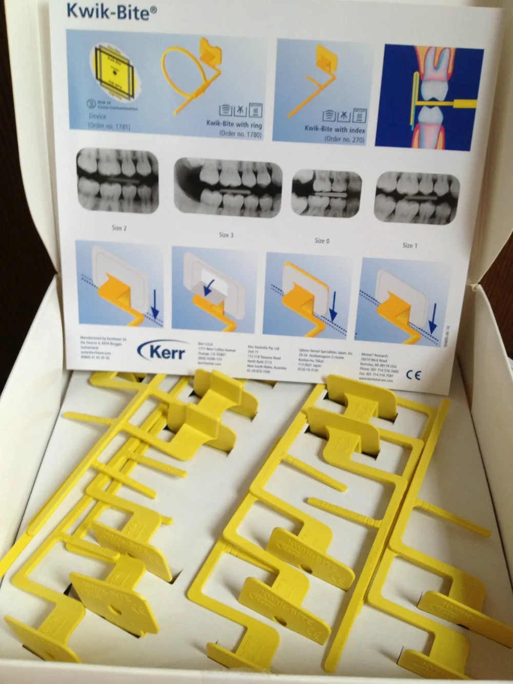 Dental Tool X-Ray Film Holder Bitewing Material Bite Film Holder Cavity Repair Plastic Imaging Accessories Dentistry Supplies