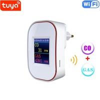 Tuya Smart Life Natural Gas Co Leak Carbon Monoxide Detector Wifi Ch4 Methane Combustible Leakage Coal Home Alarm Sensor For Gas