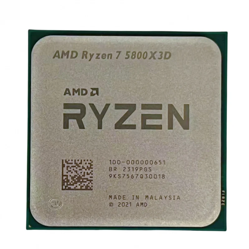 For Ryzen AMD R7 5800X3D 8-core 16-thread desktop CPU processor LLL